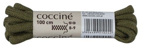 Шнурки хлопчатобумажные 100см Coccine хаки 49967, Хаки, 5, 2999860536973