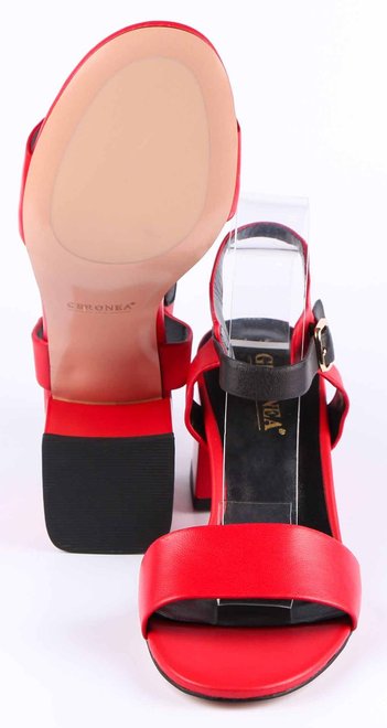 Женские босоножки на каблуке Geronea 195118 40 размер