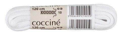 Шнурки для обуви 120см Coccine 4012926, Белый, 5, 2999860664898