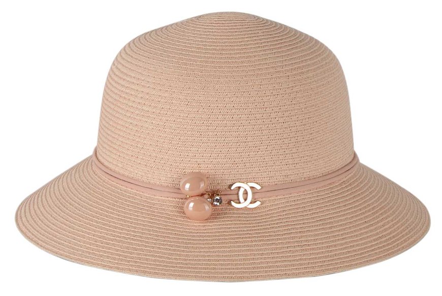Капелюх жіночий Chanel 415 - 21, Рожевий, One Size, 2999860321494