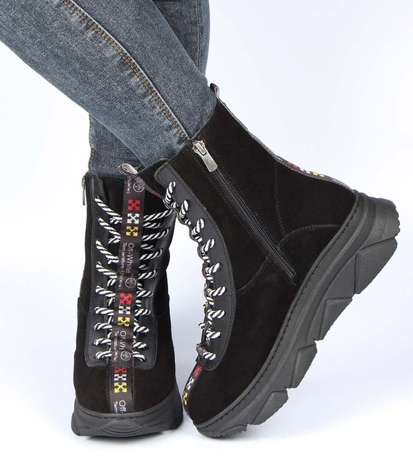 Жіночі зимові черевики на платформі Pera Donna 106435 40 розмір