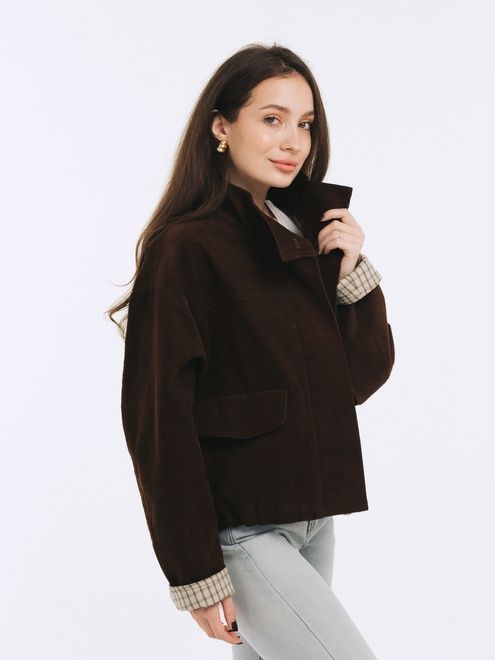 Куртка Vivilona 21 - 04387, Коричневий, 2XL, 2999860740905