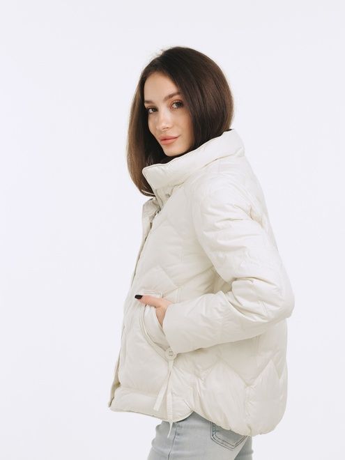 Куртка Vivilona 21 - 04397, Молочний, S, 2999860741438