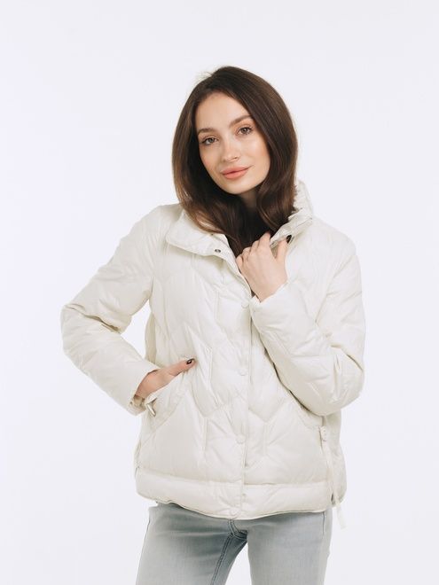 Куртка Vivilona 21 - 04397, Молочний, S, 2999860741438