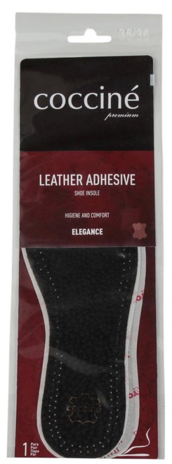 Устілки для взуття Leather Adhesive Coccine 665/51/1/1, Черный, 35/36, 2999860614787