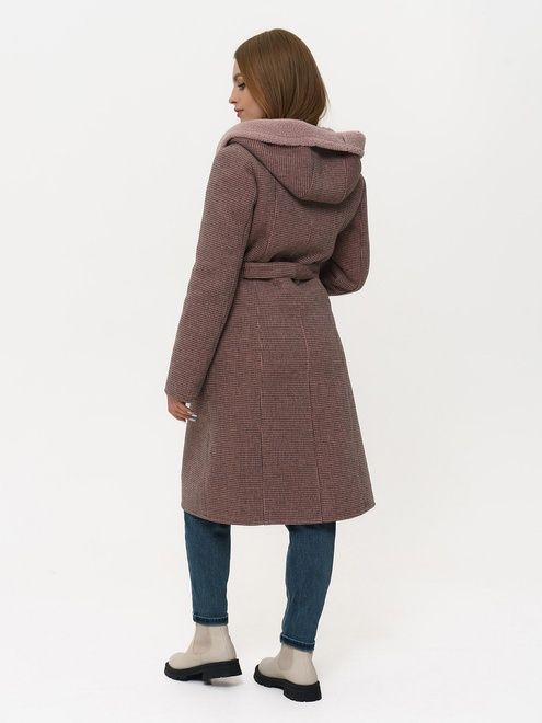 Пальто жіноче Rr Designer 21 - 1867, Рожевий, 44, 2999860351316