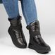 Жіночі зимові черевики на низькому Meglias 197490, Черный, 36, 2999860492880