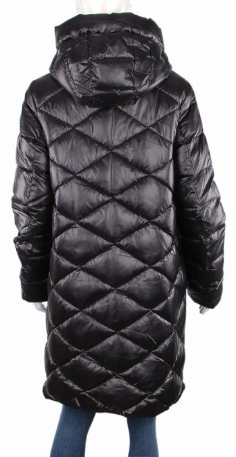 Пальто жіноче зимове Liuni 21 - 18009, Черный, 52, 2999860426724
