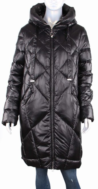 Пальто жіноче зимове Liuni 21 - 18009, Черный, 52, 2999860426724