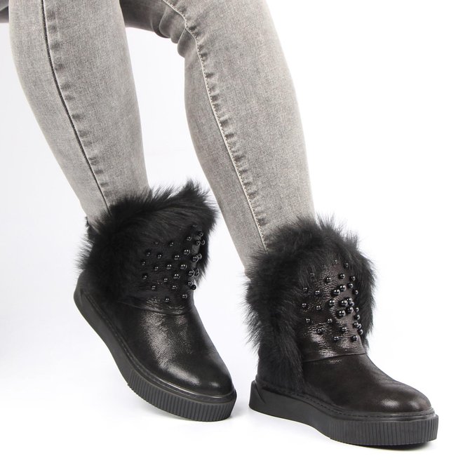 Жіночі зимові черевики на низькому ходу Lottini 659040 36 розмір