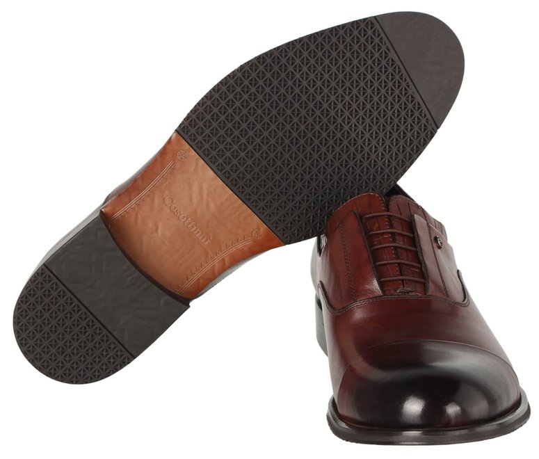 Мужские классические туфли Cosottinni 196476, Коричневый, 39, 2999860414530