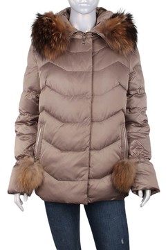 Женская зимняя куртка Fiinyier 21 - 04004, Коричневый, 48, 2964340263700
