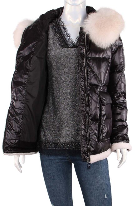 Жіноча зимова куртка Vivilona 21 - 04125, Черный, L, 2999860433647