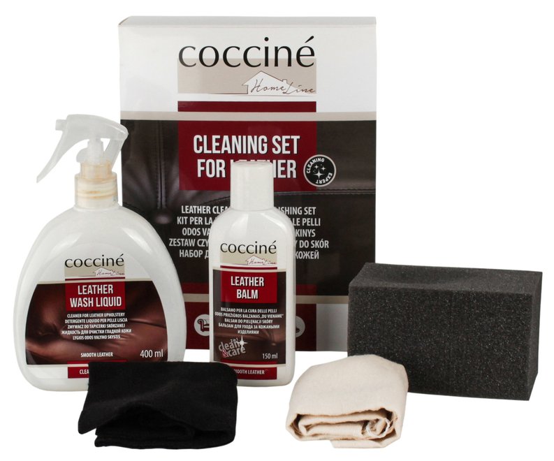 Набор для чистки и ухода за изделиями из гладкой кожи Coccine 09/HL/01, Бесцветный, 5902367980993