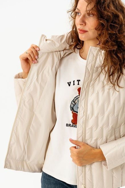 Куртка Vivilona 21 - 04322, Молочний, L, 2999860707601