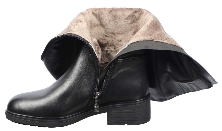Жіночі зимові чоботи на низькому ходу Geronea 195495 37 розмір