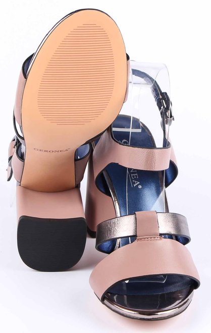Женские босоножки на каблуке Geronea 195143 37 размер