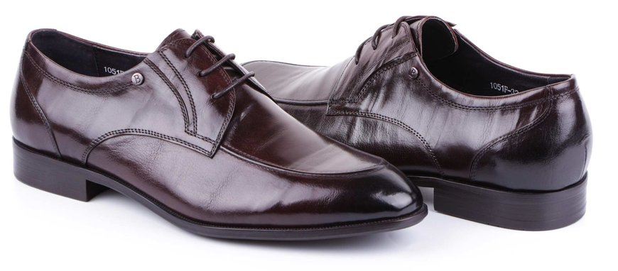 Чоловічі класичні туфлі Bazallini 19866, Коричневий, 39, 2999860274677