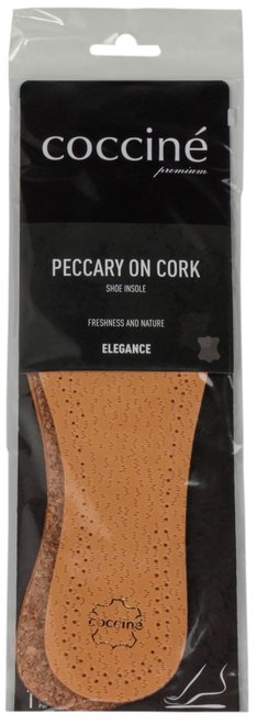 Устілки для взуття Peccary on Cork Coccine 665/50, Коричневий, 37/38, 2973310209211