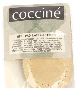 Подпяточник Coccine Heel Pad Latex and Leather 665/94, Бежевый, 5907546513863