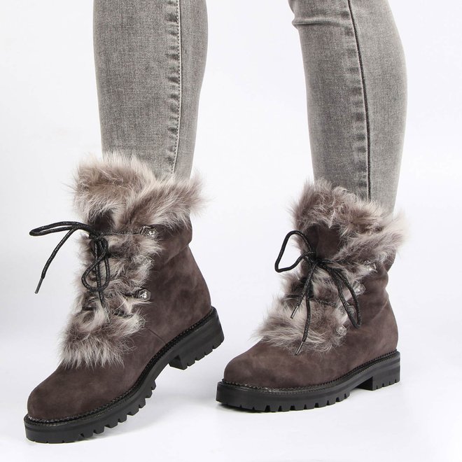 Жіночі зимові черевики на низькому ходу Geronea 19513 37 розмір