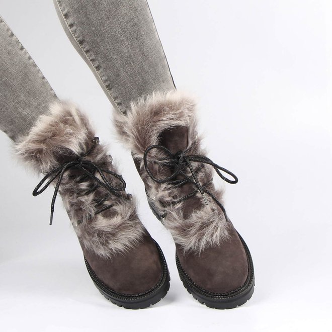 Жіночі зимові черевики на низькому ходу Geronea 19513 37 розмір