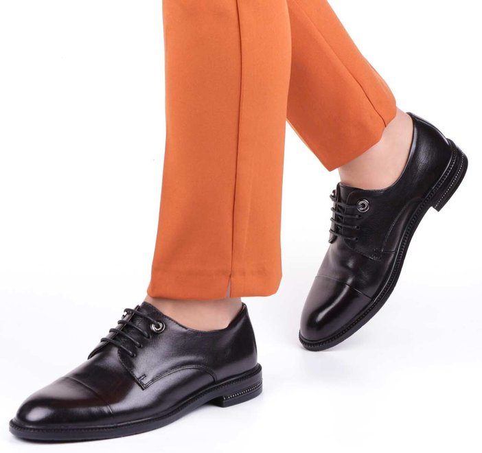 Жіночі туфлі на низькому ходу Anemone 19965, Черный, 35, 2999860282993