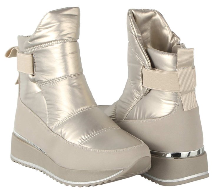 Женские зимние ботинки на низком ходу Meglias 196715, Белый, 36, 2999860431124
