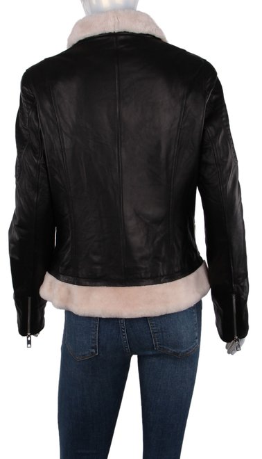Кожаная женская куртка Verramani 21 - 04107, Черный, 50, 2999860421347