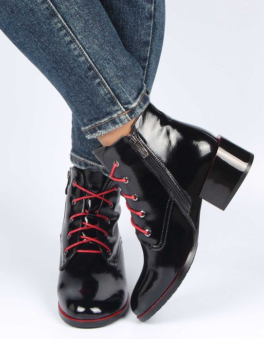 Женские ботинки на каблуке buts 195322 39 размер